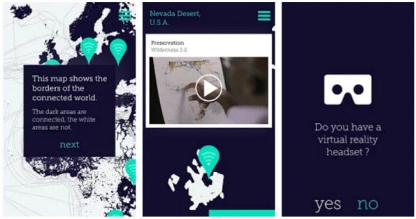 White Spots zeigt euch, wo es das Internet noch nicht gibt. (Screenshot: Play-Store)