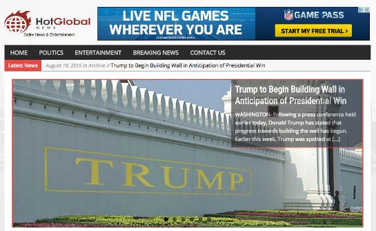 Hot Global News Screen