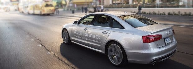 Entspannt durch die Stadt gondeln und Sprit sparen: Ampelinfo online von Audi soll das ermöglichen. (Bild Audi)