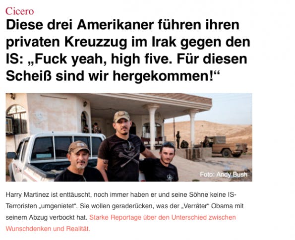So sehen die von Blendle im Newsletter empfohlenen Artikel aus. (Screenshot: t3n)