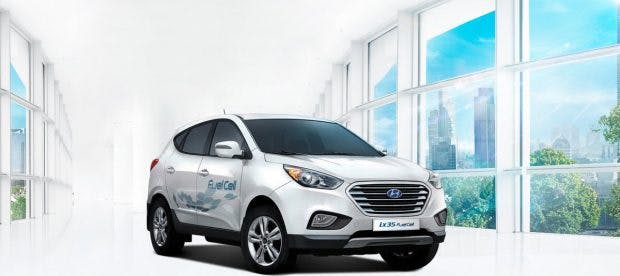 Hyundai experimentiert nicht, sondern stattet ein etabliertes Design mit Brennstoffzelle aus. (Foto: Hyundai)