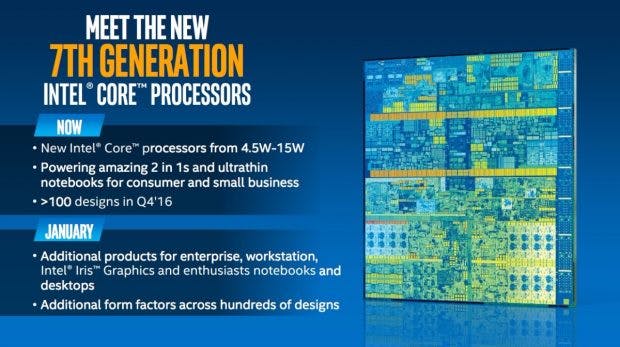 Ein Ausblick auf Intels Kaby-Lake-Releases. (Bild: Intel)