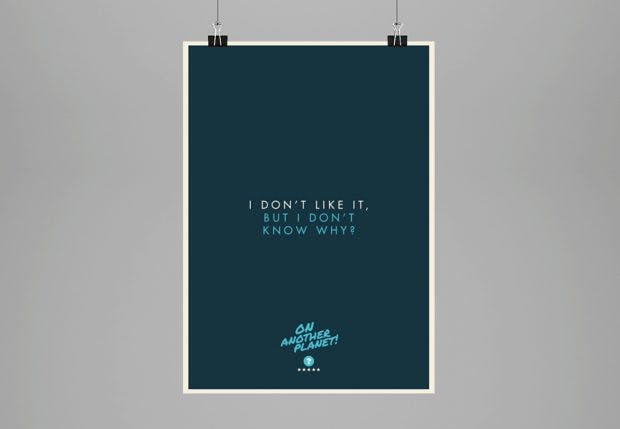 „On Another Planet“-Serie von Jonathan Quintin stellt beklopptes Feedback von Kunden vor. (Grafik: Jonathan Quintin)