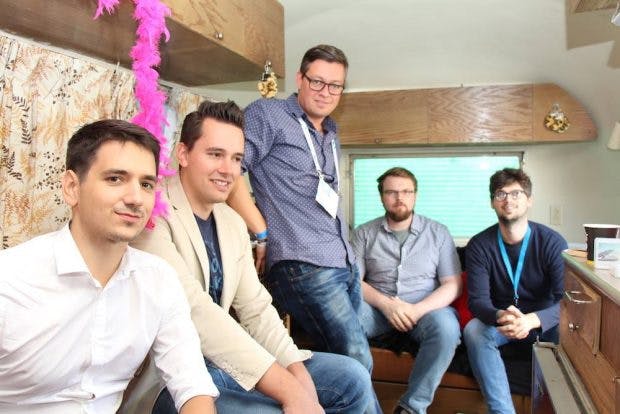 Die Baqend-Gründer im Mentoring-Gespräch mit t3n-CEO Andy Lenz (Foto: Hamburg Startups).