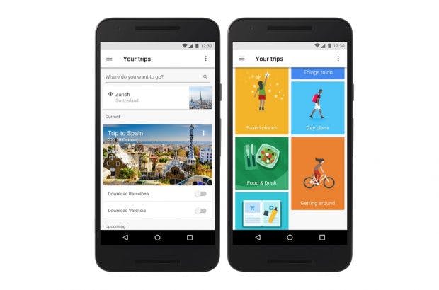 Google Trips soll Reisende mit allen Infos versorgen – auch offline. (Bild: Google)