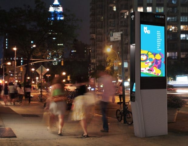 Gratis-WLAN-Hotspots in New York nach Missbrauch eingeschränkt. (Bild: LinkNYC)