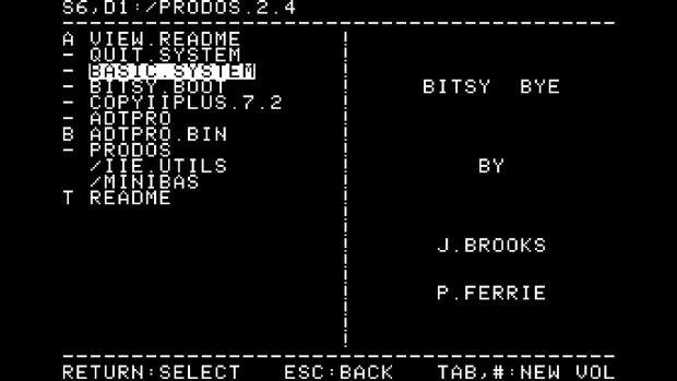 Apple II: ProDOS bekommt das erste Software-Update seit 1993. (Screenshot: Internet Archive)