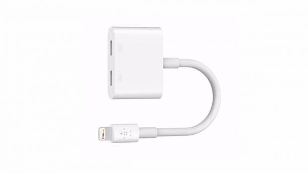 Elegant ist anders: der Lightning-Dongle von Belkin. (Bild: Belkin)