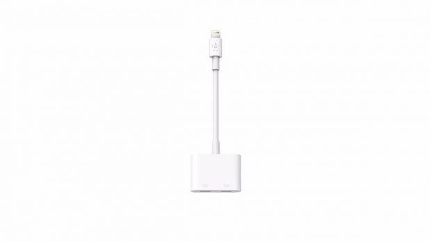 Der „Lightning Audio + Charge RockStar“-Adapter von Belkin. (Bild: Belkin)