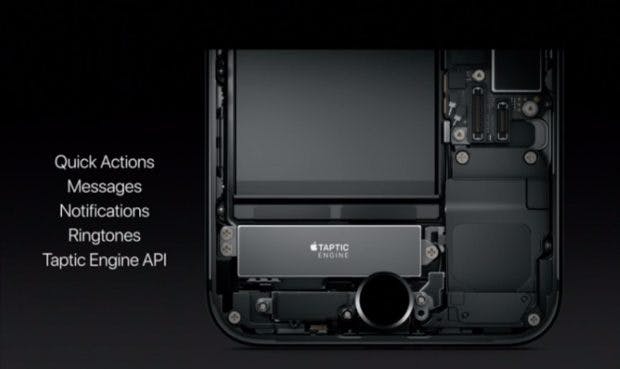 Der Homebutton des iPhone 7 erhält diverse neue Funktionen. (Bild: Apple)