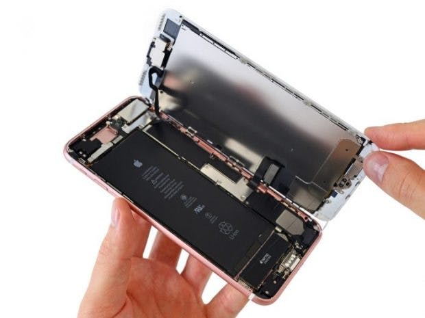 iPhone 7 im Teardown von iFixit. (Bild: iFixit)