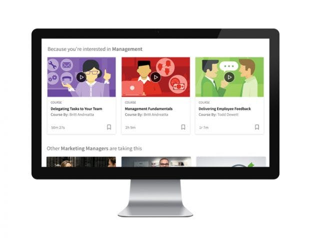 Linkedin bietet jetzt auch eine eigene E-Learning-Plattform an. (Grafik: Linkedin)