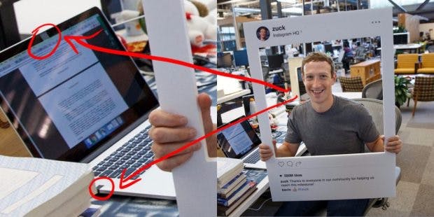 Mark Zuckerberg wurde im Sommer noch für das Klebeband über der Webcam verspottet. (Foto: 9to5Mac)