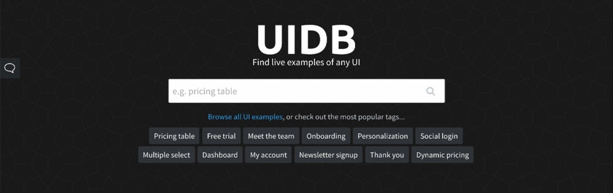 (Screenshot: uidb.io)