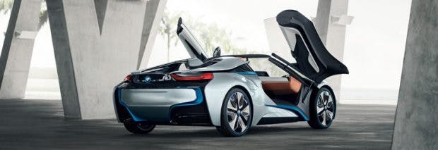 Der offene BMW i8 Spyder soll einige interessante Features haben. (Bild: BMW)