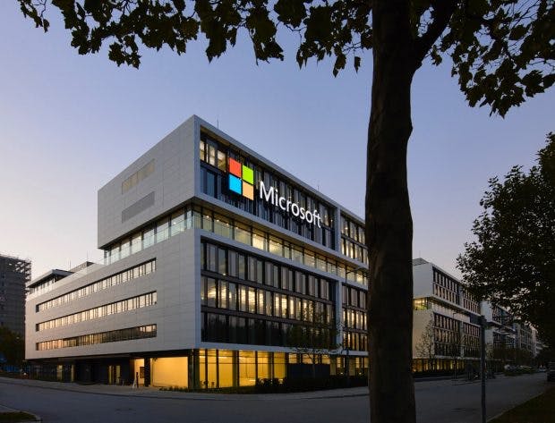 Die neue Microsoft-Deutschlandzentrale im Münchner Stadtteil Schwabing. (Foto: Microsoft)