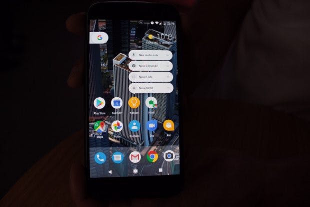 Die App-Shortcuts kommen mit Android 7.1 Nougat auf alle Geräte. (Foto: t3n)