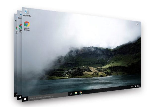 Virtualisierter Rechner: Paperspace bringt den Desktop-PC in die Cloud. (Screenshot: Paperspace/t3n)