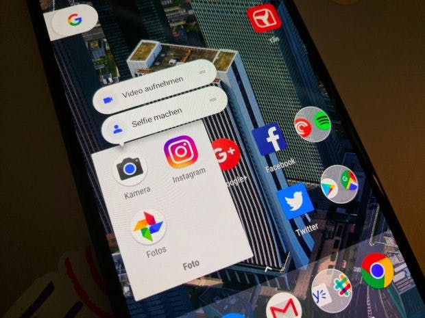 Die App-Shortcuts kommen mit Android 7.1.1 Nougat auf alle Geräte. (Foto: t3n)