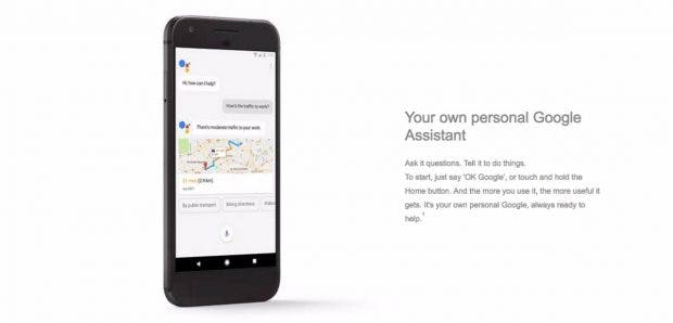 Die beiden Pixel-Modelle werden den Google Assistant an Bord haben und Android 7.1. (Screenshot: t3n; Carphone Warehouse)