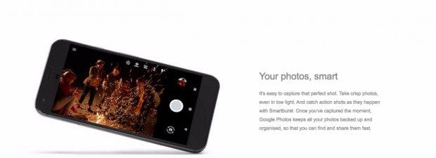 Beide Pixel-Smartphone besitzen eine 12-Megapixel-Kamera mit f/2.0-Blende. (Screenshot: t3n; Carphone Warehouse)