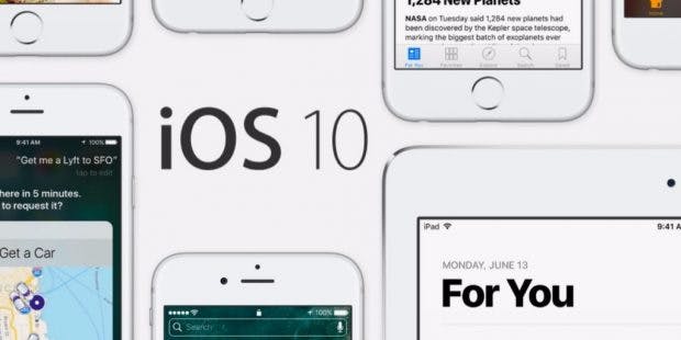 Bald auch in Schwarz? Die Benutzeroberfläche von iOS 10. (Foto: Apple)
