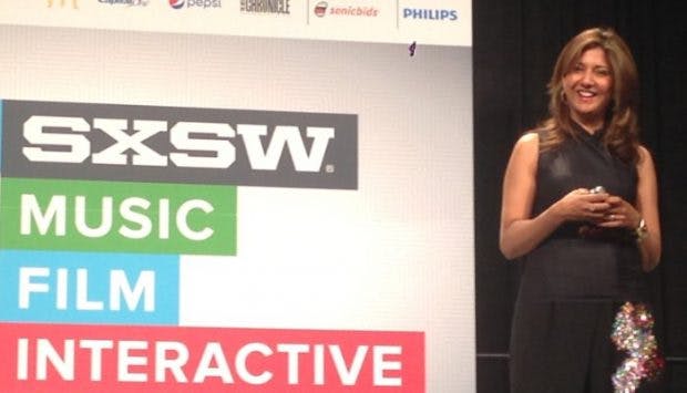 Scharfe Kritik am Silicon Valley: Ex-Apple-Managerin Nilofer Merchant auf der SXSW. (Bild: Linkedin/Merchant)