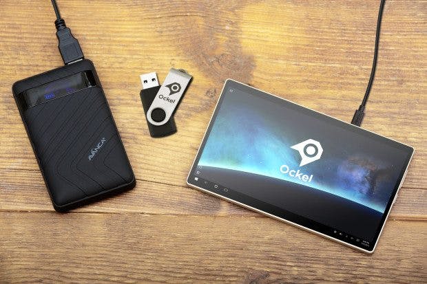 Sirius A: Mini-PC soll Tablet, TV-Box und Desktop-Rechner ersetzen. (Foto: Ockel Computers)