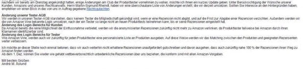 (Screenshot: Facebook-Produkttestergruppe)