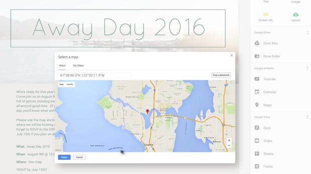 Google Sites: Webhosting-Dienst erstrahlt in neuem Glanz