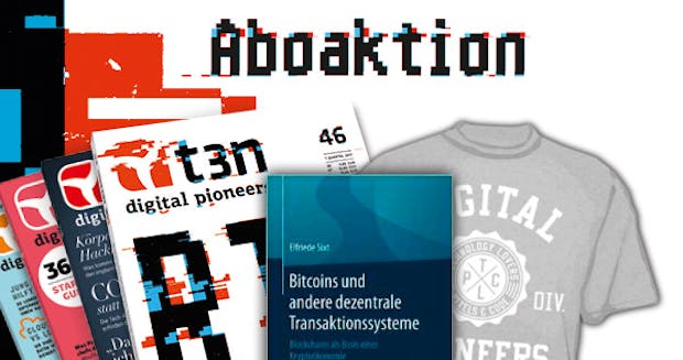 t3n-Abo inklusive Bitcoin-Buch von Springer