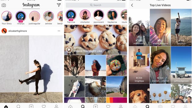 Nach Facebook Live: Instagram startet jetzt auch mit Live-Videos