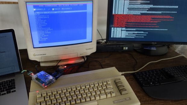 Slack on the Commodore 64 thanks to Raspberry Pi 