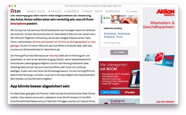 Der Colibri-Browser verzichtet bewusst auf Tabs. Aber ist das sinnvoll? (Screenshot: Colibri)