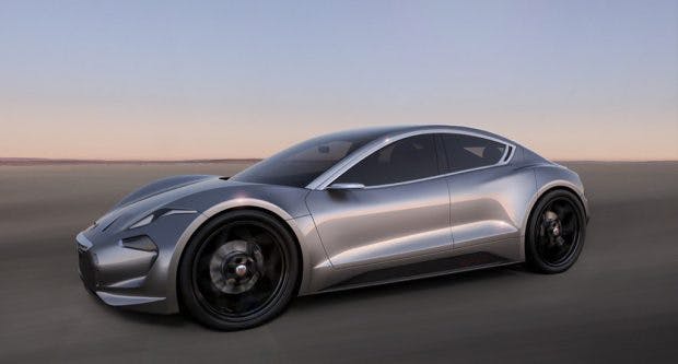 Neue Tesla-Konkurrenz im Luxus-Elektroauto-Bereich: Fisker Emotion. (Bild: Fisker)