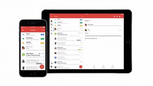 Gmail für iOS mit großem Update. (Bild: Google)