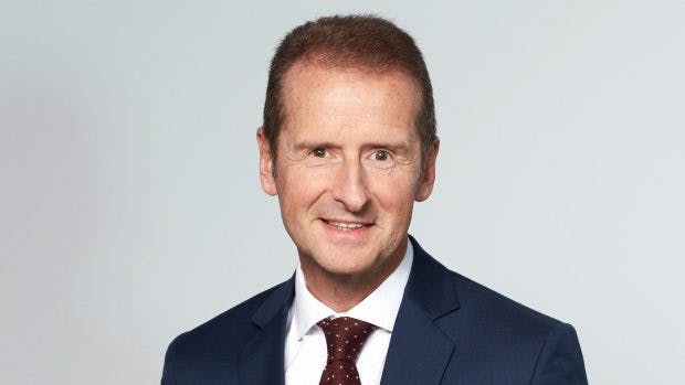VW-Markenchef Herbert Diess will den Konzern auf Elektromobilität drehen. (Foto: Volkswagen)