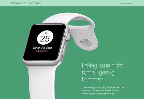 Black Friday 2016: Schnäppchenjagd bei Apple höchstens mit Geschenkkarten