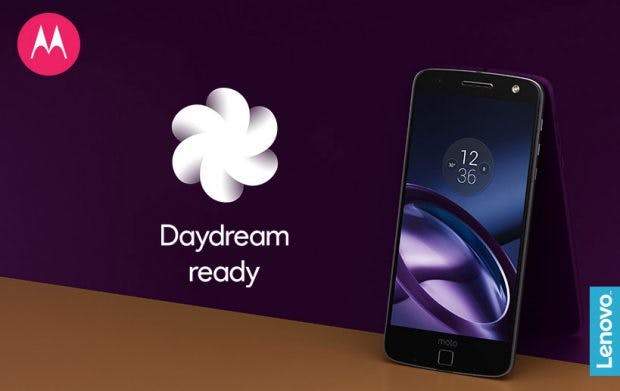 Das Moto Z unterstützt nach dem Update auf Android 7.0 Googles Daydeam-VR-Plattform. (Bild: Lenovo)