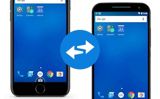 Neue Funktion in Teamviewer 12: Mobile-to-Mobile-Austausch. (Bild Teamviewer)