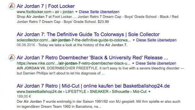 Affilitizer durchsucht Affilate-Netzwerke nach Partnerprogrammen. Ein Klick auf das Symbol genügt. (Screenshot: t3n.de)