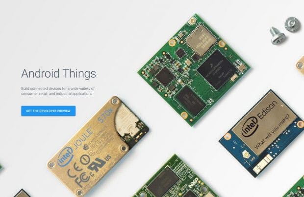 Android Things: Neues IoT-Betriebssystem auf Android-Basis von Google. (Bild: Google)