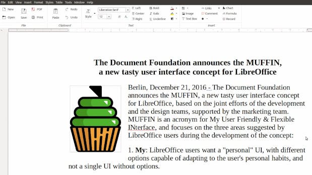 Libreoffice bekommt neues User-Interface: So soll es aussehen