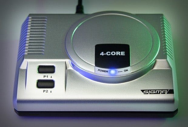 Mit der Mini-Konsole Sigma lassen sich Games von 28 Systemen spielen. (Bild: Indiegogo/Doyodo)