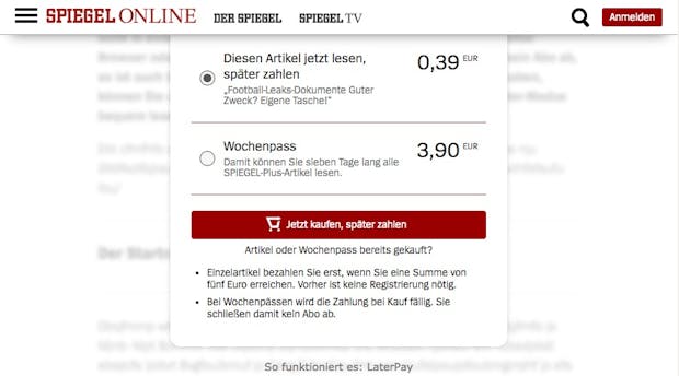 Wieso Spiegel Plus und Laterpay kein Flop sein können