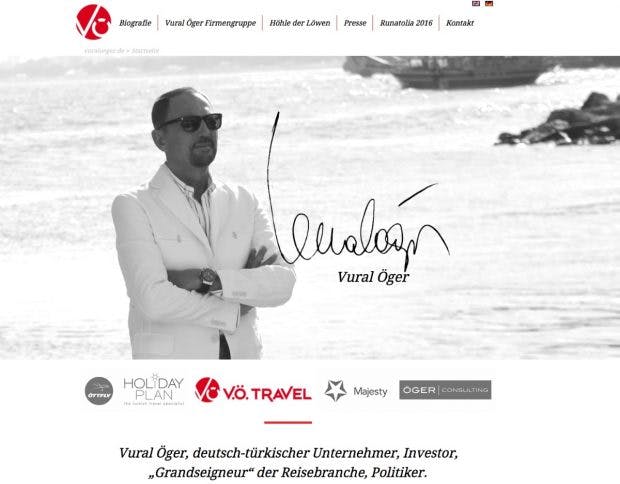 Vural Öger: Nach den Firmenpleiten folgt jetzt die Privatinsolvenz für den ehemaligen DHDL-Juroren. (Screenshot: vuraloeger.de/t3n)