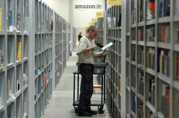 Auch in deutschen Logistikzentren von Amazon kämpfen Mitarbeiter um höhere Löhne. (Foto: Amazon)