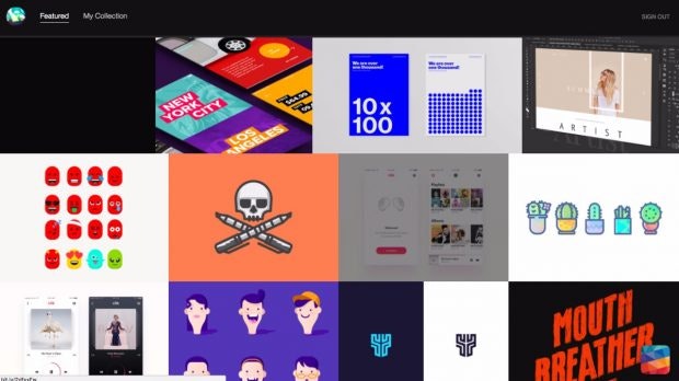 New-Tab-Erweiterung für den Chrome-Browser: Design Hunt ist eine tolle Inspirationsquelle. (Screenshot: Design Hunt)