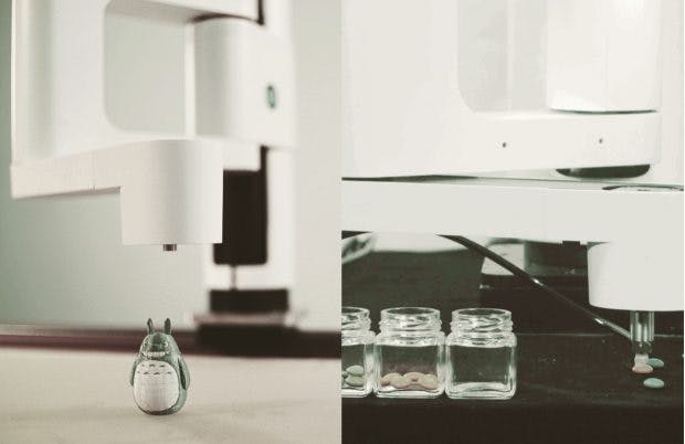 Multifunktionaler Roboter-Arm: Dobot M1 kann verschiedene Aufgaben übernehmen. (Foto: Dobot)