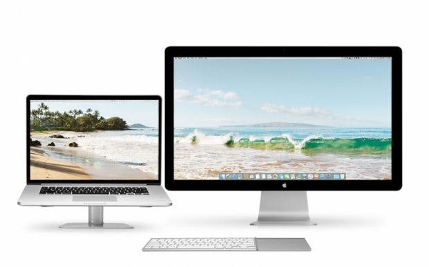 Dual-Monitor-Setup: Twelve South bietet euch eine Reihe schicker Hintergründe. (Grafik: Twelve South)